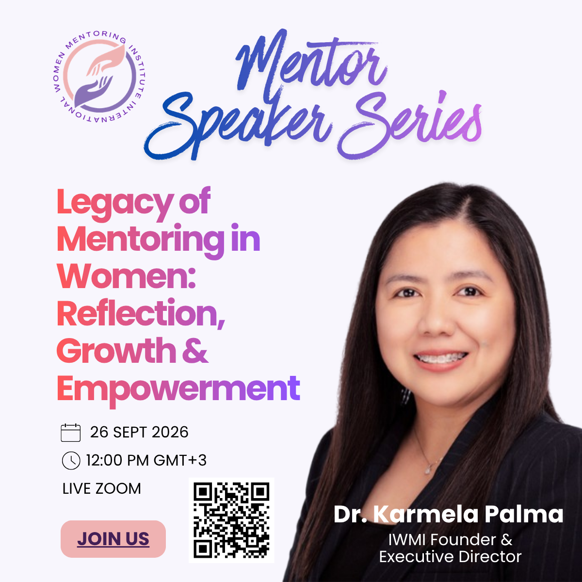 Mentor speaker series poster 14